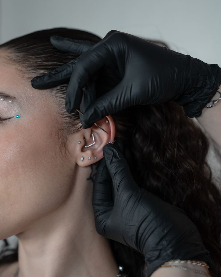 Piercing by Jokers Tattooz at Dwarka Tattoo Studio